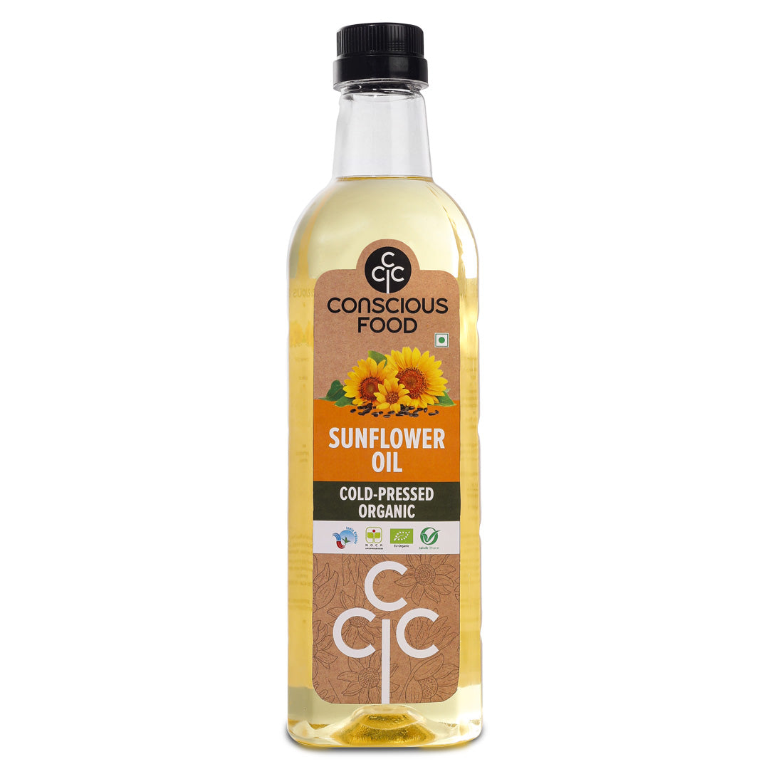 Pack of Sunflower Oil and Peanut Oil - Conscious Food Pvt Ltd