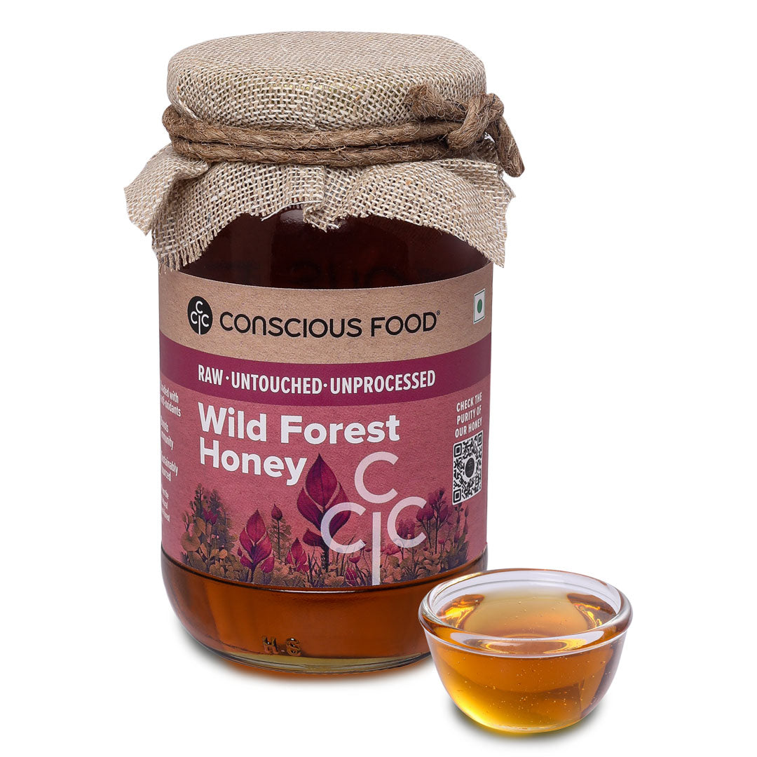 Pack of Sunflower Oil - 1L & Wild Forest Honey - 500g